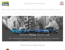 Tablet Screenshot of garagedubler.ch